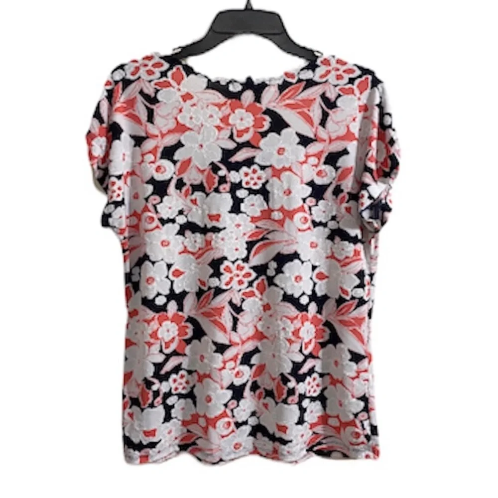 Diana Belle Floral Print Women’s Shirt Large - Picture 2 of 5